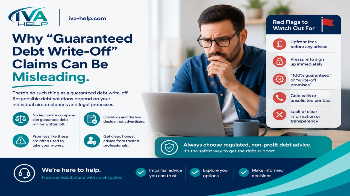 IVA Help article image about Why “Guaranteed Debt Write-Off” Claims Can Be Misleading