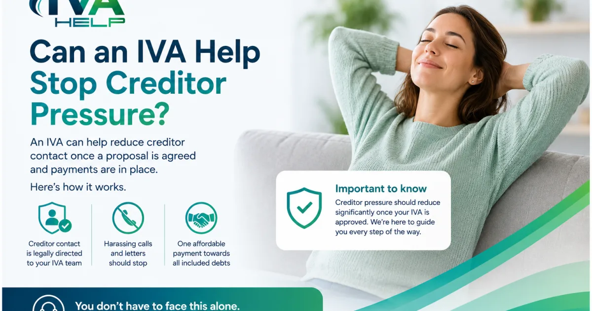 IVA Help article image about Can an IVA Help Stop Creditor Pressure?