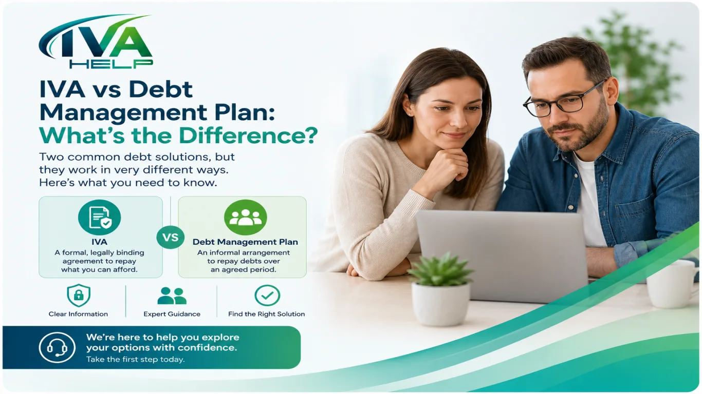 IVA Help article image about IVA vs Debt Management Plan: What's the Difference?